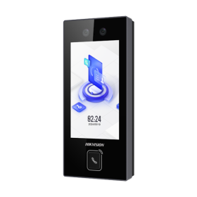 Terminal control acces recunoastere faciala, 4.5 inch touch screen, M1, WiFi, PoE - HIKVISION DS-K1T344MBWX-E1 HIKVISION - 1
